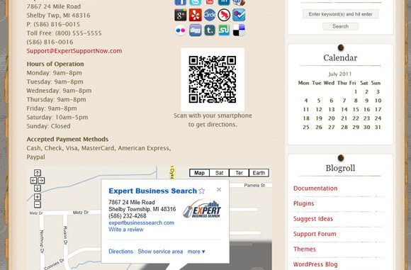 Local Search SEO Contact Page